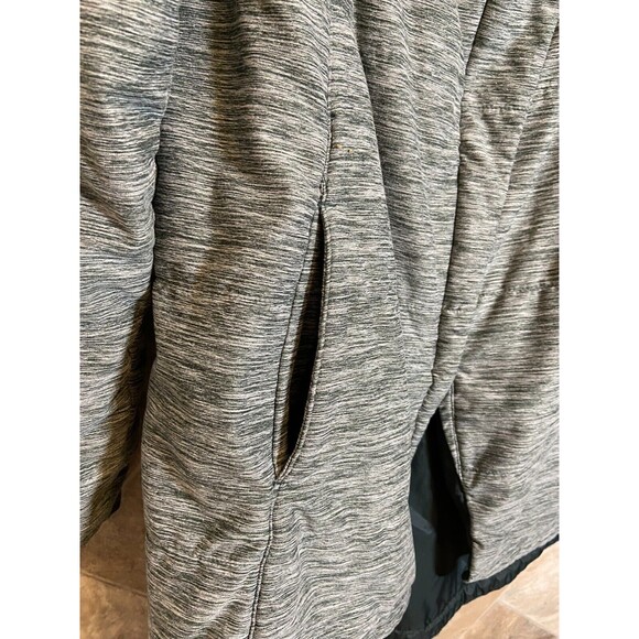 The North Face Jacket Women's Size M Green Long Pseudio Cowlneck Full Zip Puffer - Picture 10 of 13